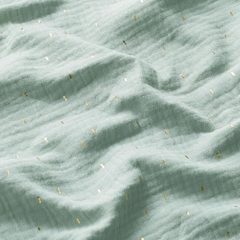 Rectangle Foil Print Muslin | by Poppy – reed,  image number 2