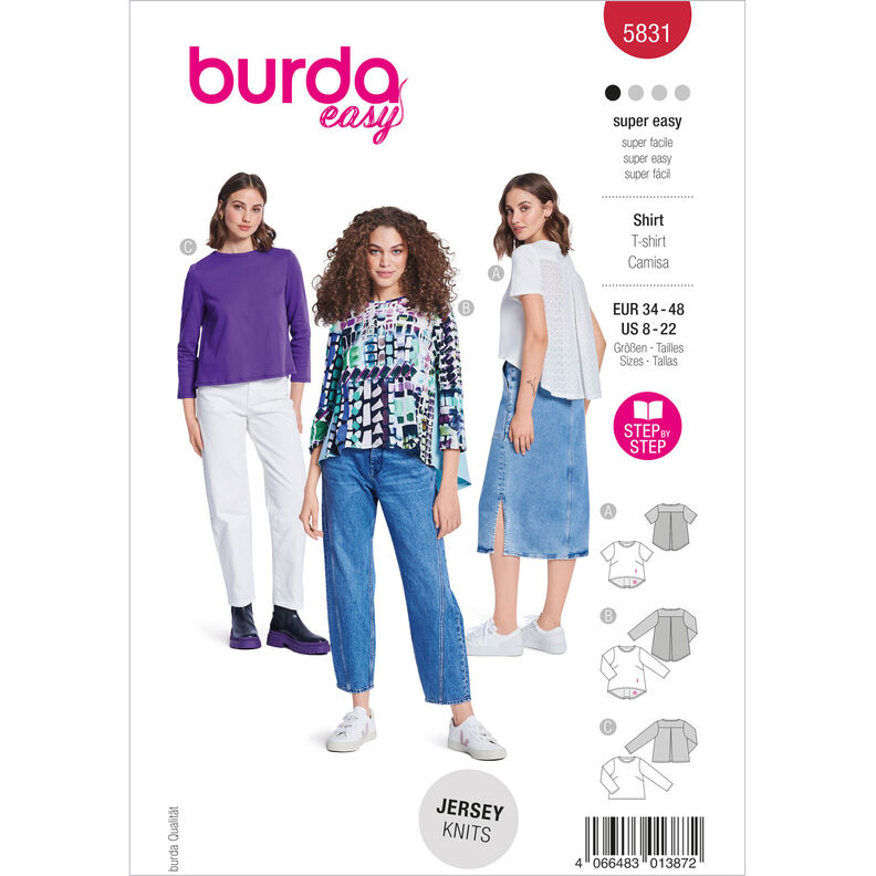 Shirt | Burda 5831 | 34-48,  image number 1