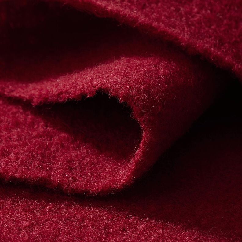 Fulled woollen loden – carmine, image number 4