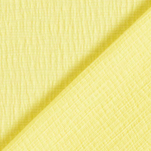 Crinkle jersey Plain – light yellow,  image number 3