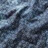 Tie-dyed flower chambray quilted fabric – denim blue,  thumbnail number 2