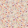 Cotton Cretonne scattered flowers – merlot/white,  thumbnail number 1