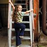 Double Gauze/Muslin Fine Glitter Dots| by Poppy – navy blue,  thumbnail number 7