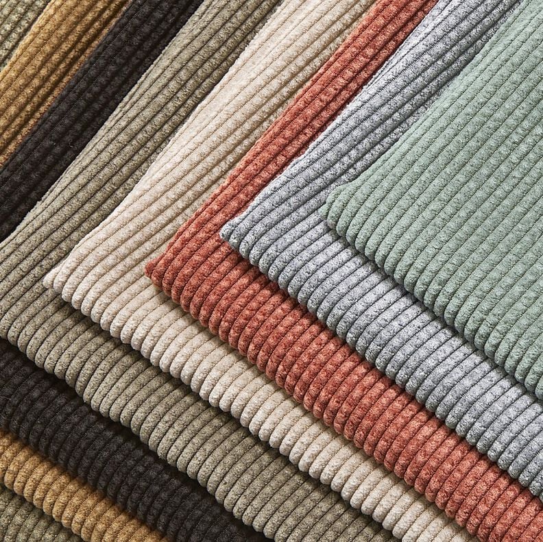 Chunky Corduroy Bubble Plain – brown,  image number 6