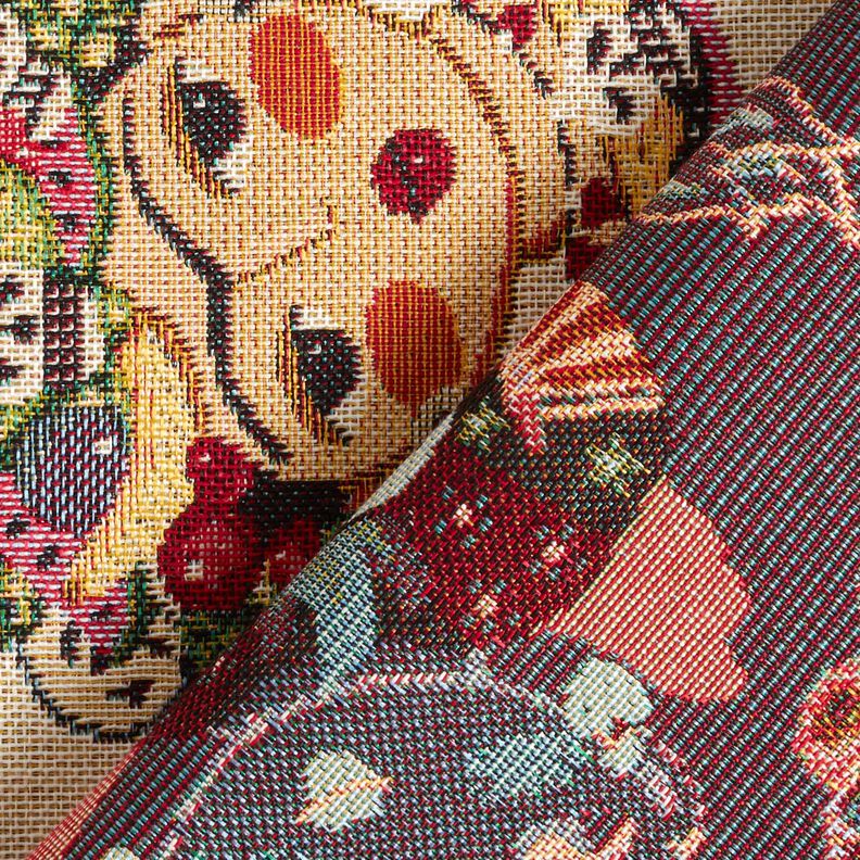 Decor Fabric Tapestry Fabric Artists &ndash; light beige/red,  image number 4