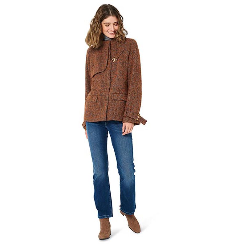 Jacket / coat raglan sleeves and stand-up collar | Burda 5974 | 34-44,  image number 3