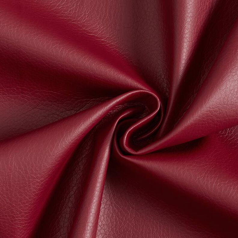 Faux Leather Furnishing Fabric – carmine,  image number 1