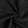 Faux Fur Teddy Fabric – black,  thumbnail number 1