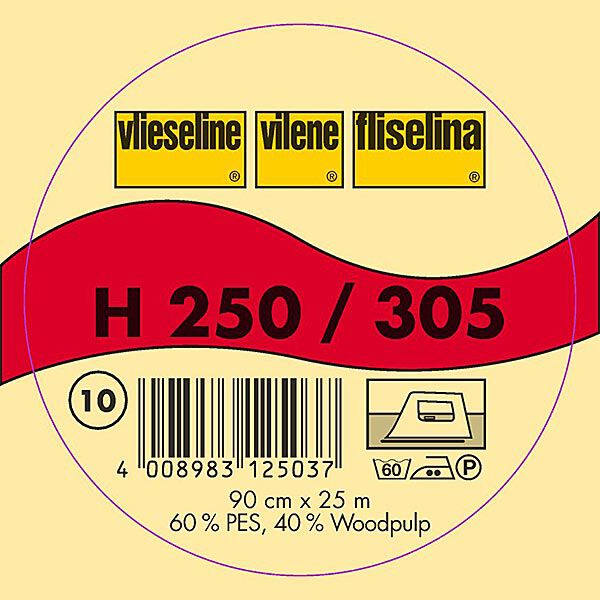 H 250 Fusible Interlining | Vilene – white,  image number 2