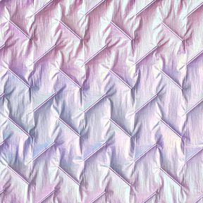 Quilted Fabric diagonal pattern, iridescent – pastel mauve, 