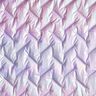 Quilted Fabric diagonal pattern, iridescent – pastel mauve,  thumbnail number 1