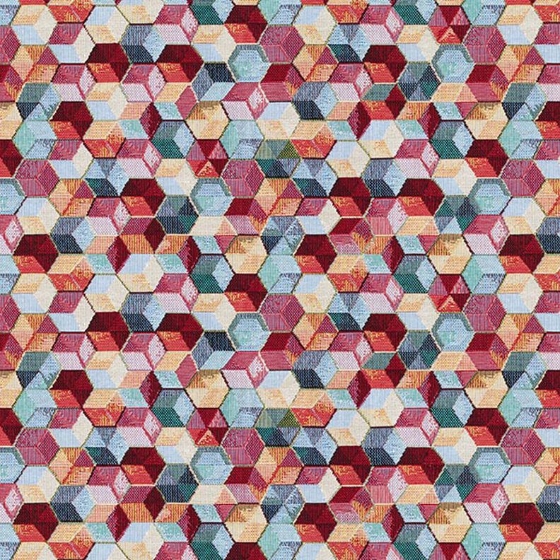 Decor Fabric Tapestry Fabric Colourful Hexagons,  image number 1