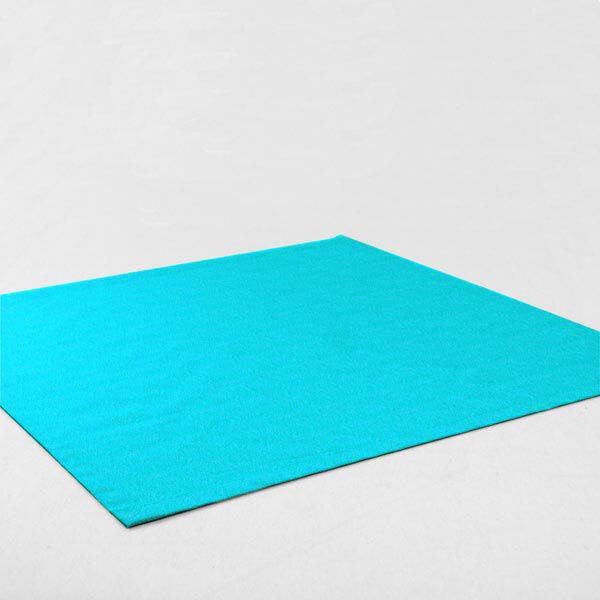 Felt 90 cm / 3 mm thick – turquoise,  image number 2