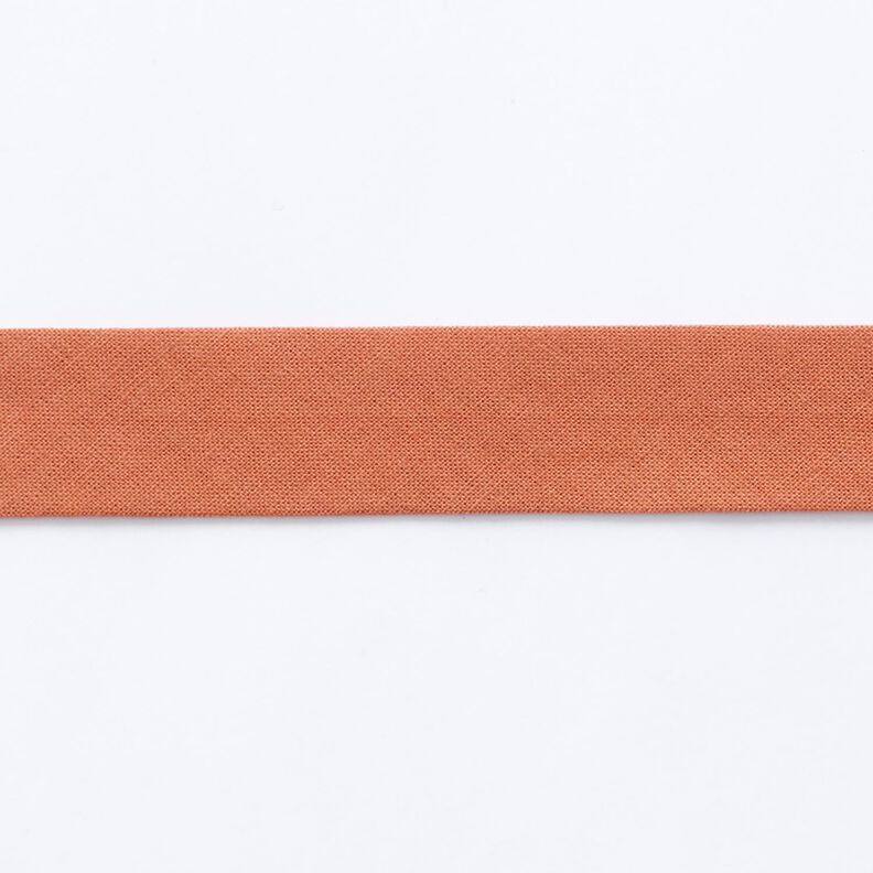Bias binding Organic cotton [20 mm] – terracotta,  image number 1