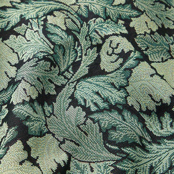 Decor Fabric Tapestry Fabric baroque leaf motif – dark green/reed,  image number 2
