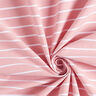 Viscose stretch with glitter stripes – pink/white,  thumbnail number 3