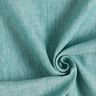 Mottled pure linen – aqua blue,  thumbnail number 1