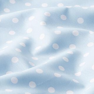 Cotton Poplin Large Dots – light blue/white, 