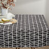 Decor Fabric Half Panama Abstract Lines – ivory/black,  thumbnail number 6