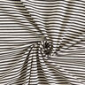 Cotton Jersey narrow stripes – cream/black,  thumbnail number 3
