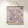 Decorative Panel Tapestry Fabric large mandala – pastel violet/light beige,  thumbnail number 6