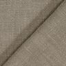 Linen fabric ramie mix stonewashed, heavy quality – dark taupe,  thumbnail number 3