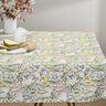 Decor Fabric Half Panama bunnies in a flower meadow – ivory/light pink,  thumbnail number 9