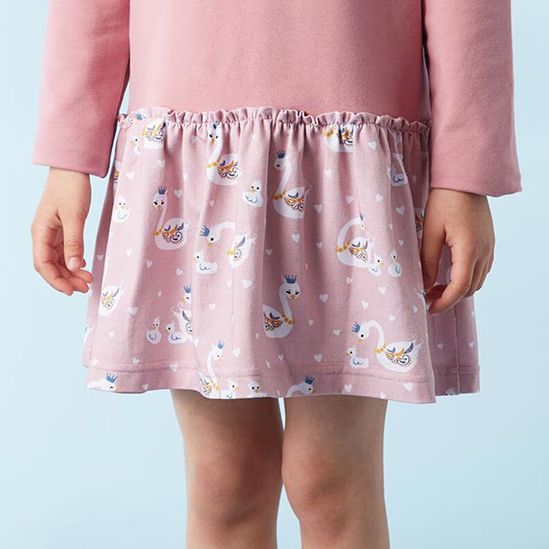 Light French Terry Plain – dark dusky pink,  image number 7