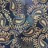 Fine Cotton Batiste Paisley batik – ocean blue/sand,  thumbnail number 4