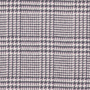 Glen Plaid Coating Fabric – anthracite/pink, 