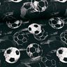 Cotton Jersey Football goals | Glitzerpüppi – black/grey,  thumbnail number 2