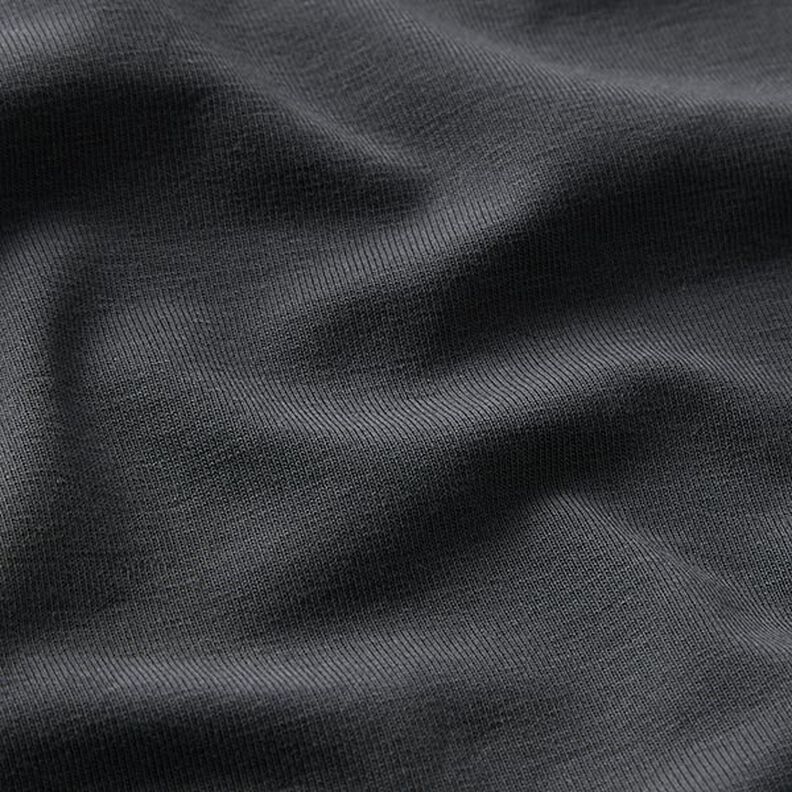 GOTS Cotton Jersey | Tula – dark grey,  image number 2