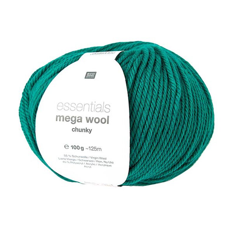 Essentials Mega Wool chunky | Rico Design – grass green,  image number 1