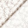 Cotton Poplin leafy branches – white/anemone,  thumbnail number 4