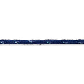 Cord Lurex [Ø 7 mm] – navy blue, 