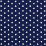 Cotton Poplin Medium Stars – navy blue/white,  thumbnail number 1
