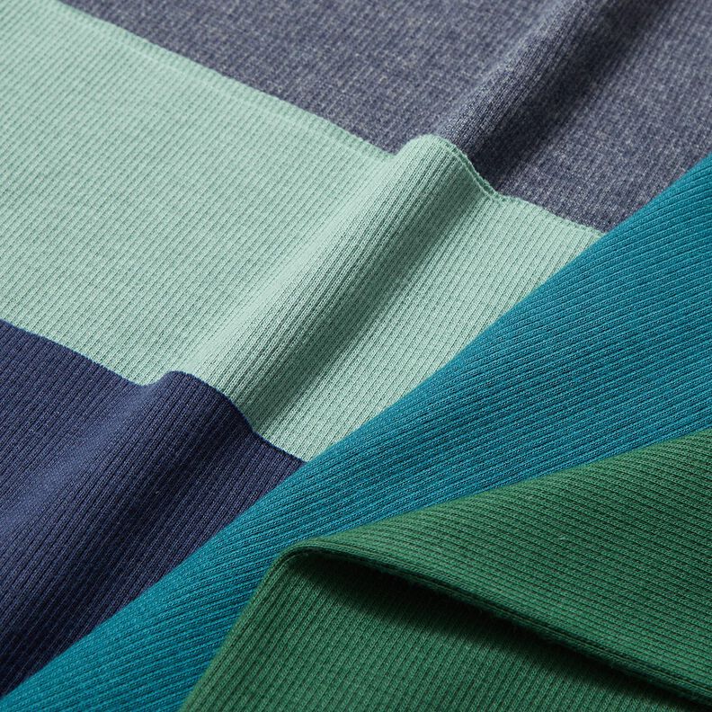 2x2 Ribbing Plain – fir green,  image number 6