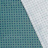 Cotton Poplin festive tiles – light petrol/gold,  thumbnail number 4
