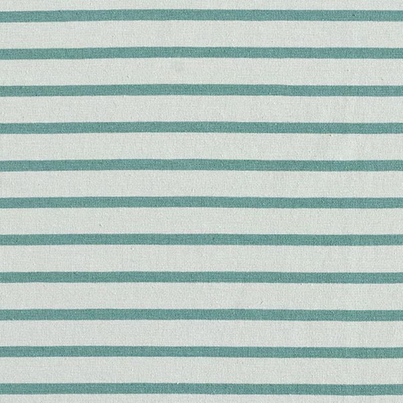 Narrow & Wide Stripes Cotton Jersey – pale mint/peppermint,  image number 1