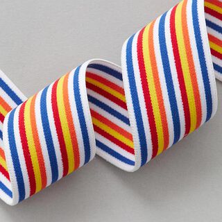 Elastic [ 4 cm ] – white/red, 