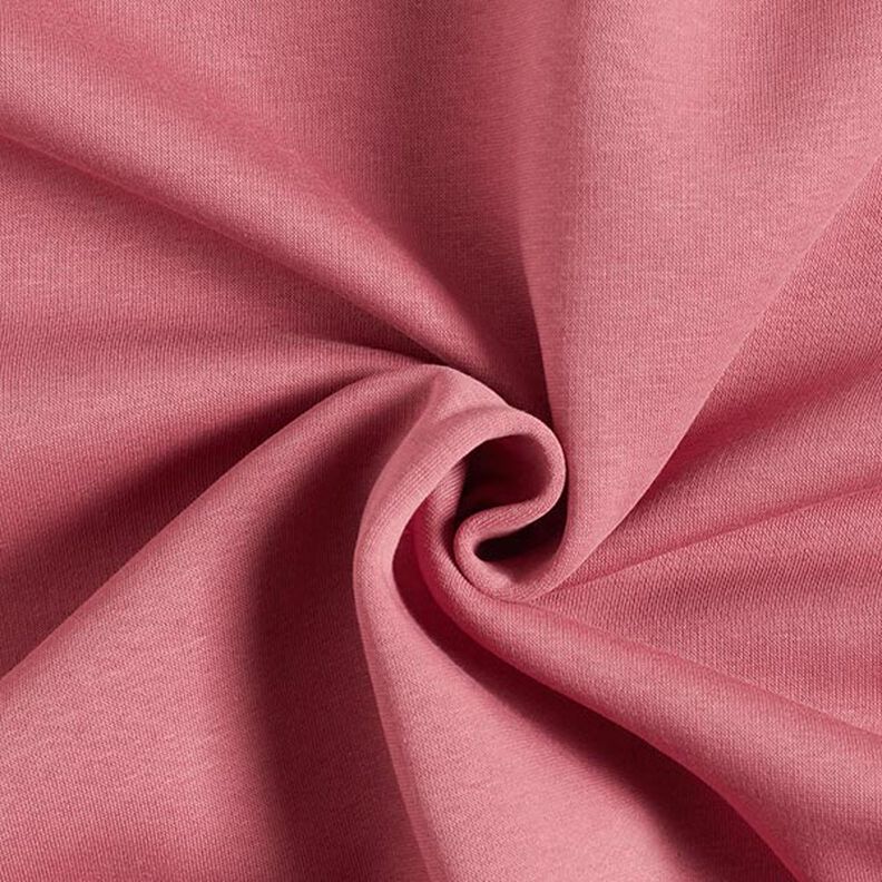 Brushed Sweatshirt Fabric – dark dusky pink,  image number 1