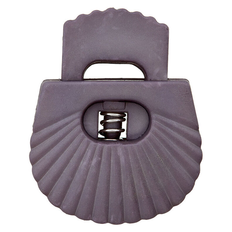Cord Stopper Shell [Opening: 8 mm] – grey,  image number 1