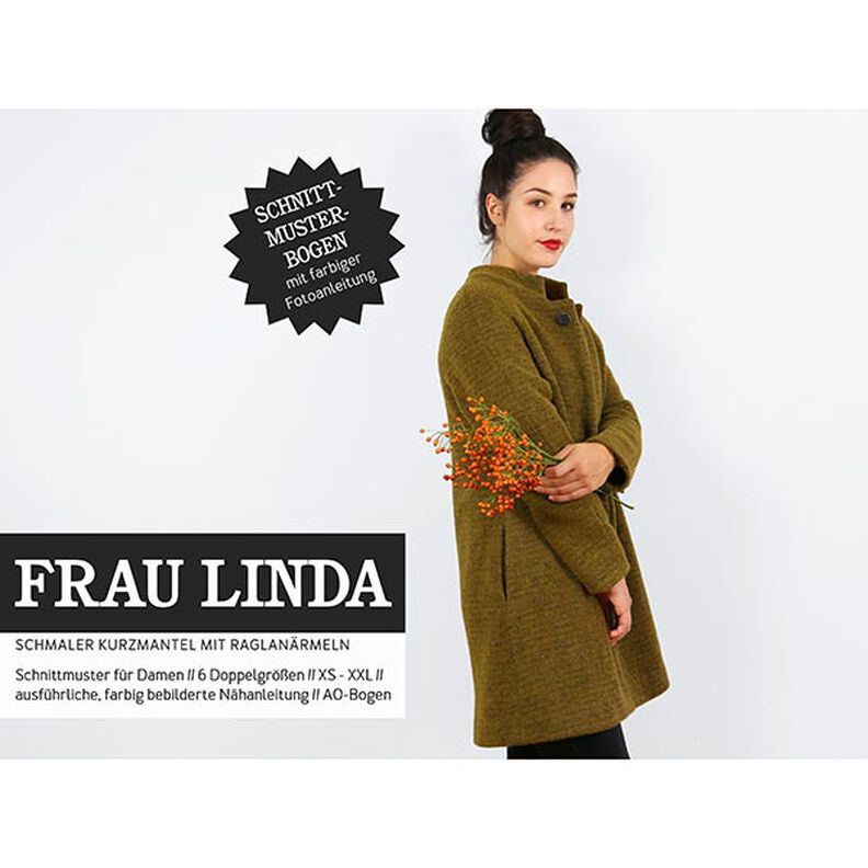 FRAU LINDA - short coat with raglan sleeves, Studio Schnittreif  | XS -  XXL,  image number 1