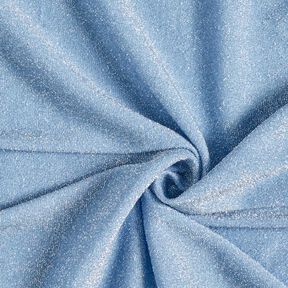 Glamour Tinsel Glitter Jersey – light blue, 