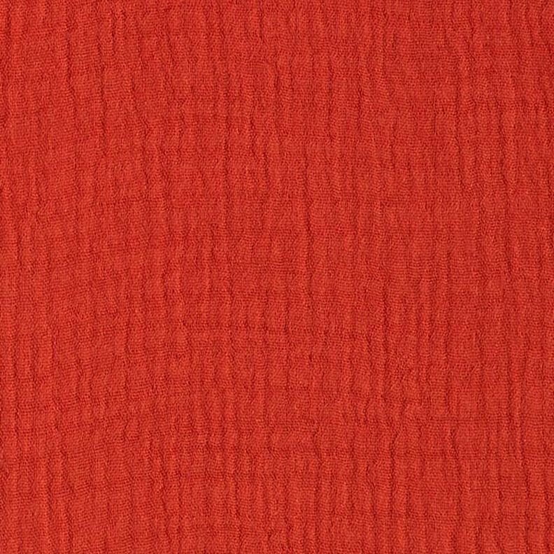 GOTS Triple-Layer Cotton Muslin – terracotta,  image number 4