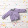 Light Cotton Sweatshirt Fabric Plain – mauve,  thumbnail number 7