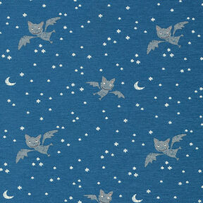Cotton Jersey Naughty Bat – denim blue, 