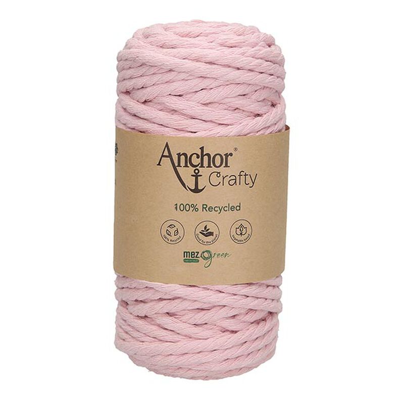 Anchor Crafty Recycled Macrame Cord [5mm] – light pink,  image number 2
