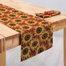 Decor Fabric Tapestry Fabric sunflowers – carmine/sunglow,  thumbnail number 6