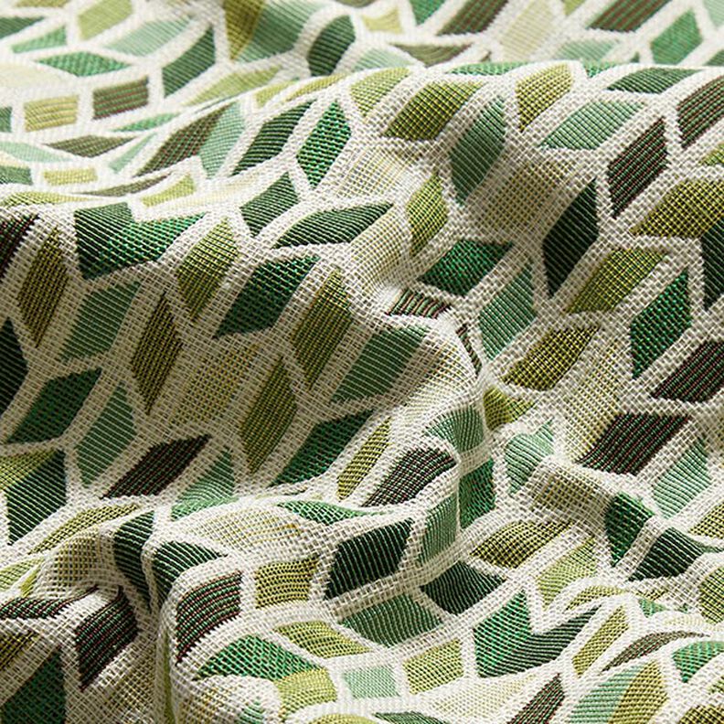 Jacquard Tapestry Zigzag – green,  image number 2